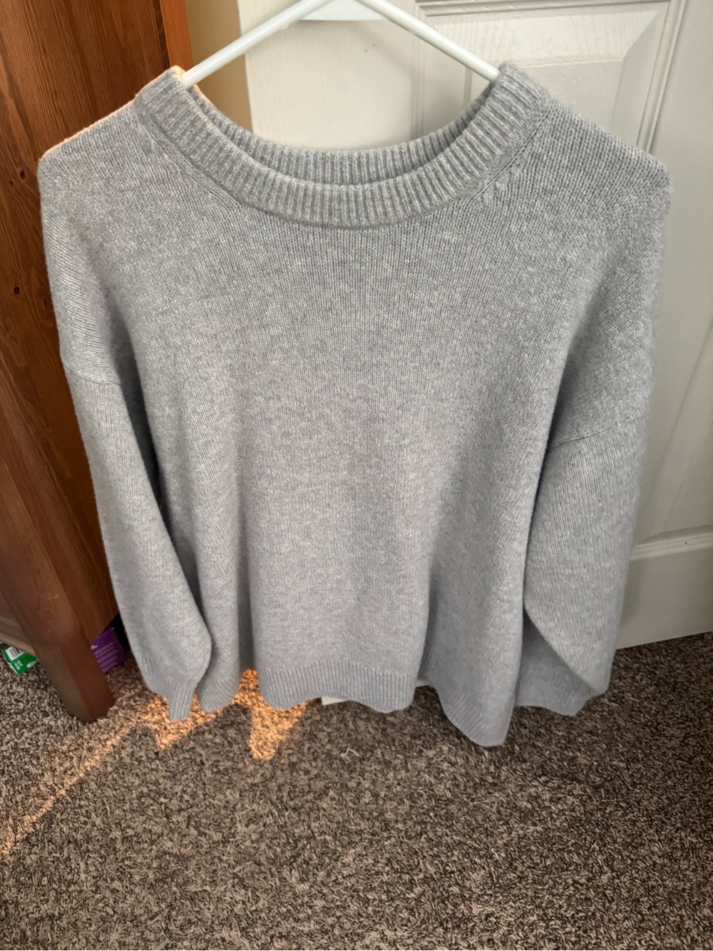GAP Light Gray Crewneck Sweater